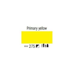 Amsterdam Acrylic Colour 120ml Tube - Primary Yellow (275) - Image 1