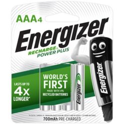 Energizer Recharge Power Plus NiMH AAA 700mAh Battery Card 4 - Image 1