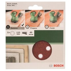 Bosch - 115mm/60 Sanding Sheet For Orbit Sanders - Image 1