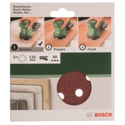 Bosch - 125mm/60 Sanding Sheet For Orbit Sanders - Image 1