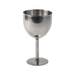 LK's - Wine Glass - Stainless Steel -260ml - Image 1