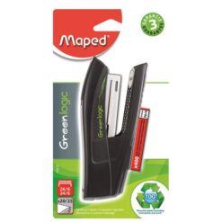 Maped Greenlogic Half Strip Stapler 25pg +Free Staples - Image 1