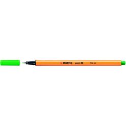 STABILO Point 88 Fineliner Green Box of 10 - Image 1