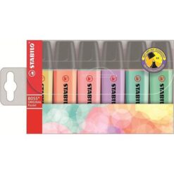 Stabilo: Stabilo BOSS Original Highlighters - Pastel Assorted Wallet of 6 - Image 1