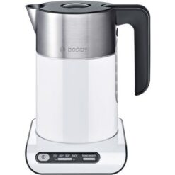 Bosch - 2400W Cordless Kettle Styline - White & Silver - Image 1