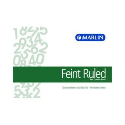 Marlin A6L Duplicate Pen Carbon Book - Feint Ruled - Image 1