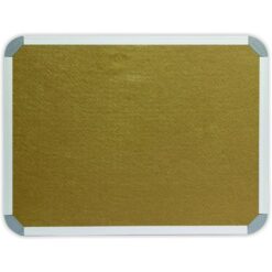 Parrot Notice Board - Info Board Aluminium Frame (600 x 450mm) - Beige - Image 1