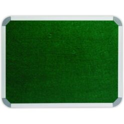 Parrot Notice Board - Info Board Aluminium Frame (600 x 450mm) - Green - Image 1