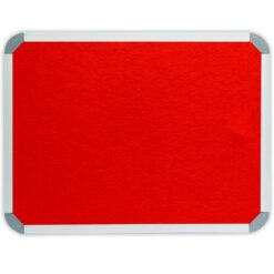 Parrot Notice Board - Info Board Aluminium Frame (1000 x 1000mm) - Burnt Orange - Image 1