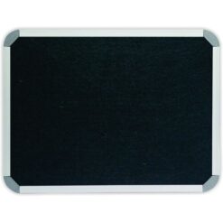 Parrot Notice Board - Info Board Aluminium Frame (1200 x 1000mm) - Black - Image 1