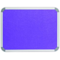 Parrot Info Board Aluminium Frame - Purple Felt (1200 x 1200mm) - Image 1