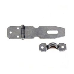 Hasp+Staple Galvanised Light 75mm - Image 1