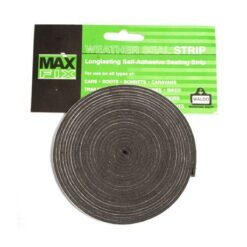 Weatherseal Strip 3mmx10mmx5M Blk.Waldo - Image 1