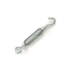 Turnbuckle Hook+ Eye 5mmx100mm Nickle Plated - Image 1