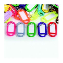 Key Tag Plastic Astd Colour 10Pcs-Hpac - Image 1