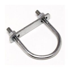 U Bolt 8mm x 60mm With Plate+Nuts Galv. - Image 1