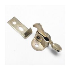 Catch Elbow With Stop Brass Plated - Image 1