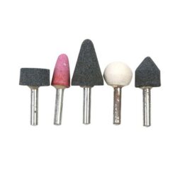 Grinding Stones Mounted 5Pc - 6mm Shank - Image 1