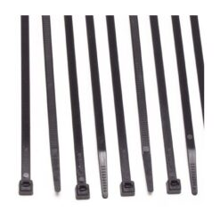 Cable Ties 250mmx4.8mm Black -100/Bag - Image 1