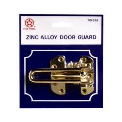 Door Guard Wishbone Type Brass Brass Plated #655 - Image 1