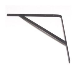 Shelf Bracket Stayed 250mm x 300mm Black - Image 1