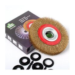 Wire Brush-Wheel 150X16-12 Brass Coated - Image 1