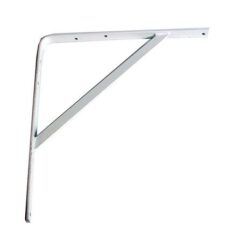 Shelf Bracket Stayed 400mm x 450mm White - Image 1