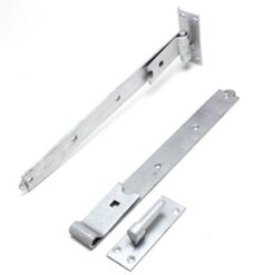 Hinge Hook+Band 400mm 3mm Galvanised - Image 1