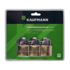 Kaufmann - 3 Piece 30mm Brass Lock Set - Image 1