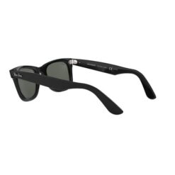 Ray-Ban Original Wayfarer Classic Sunglasses - Polished Black/Green - Image 3