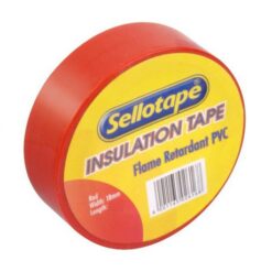 Sellotape Insulation Tape 18mm x 20m Red - Image 1