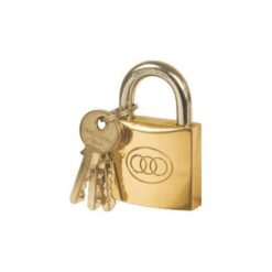 Padlock Tri Brass - 38mm - Image 1