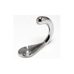 Waldo Wardrobe Hook Single Chrome Plated - Image 1