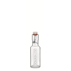 Luigi Bormioli - 125ml Authentica Glass Bottle With Airtight Closure - Image 1