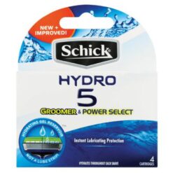 Schick Hydro 5 Power Select & Groomer Male Blades 4's - Image 1