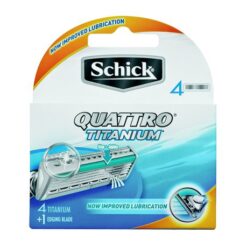 Schick Quattro Titanium Blades - 4 Pack - Image 1