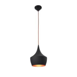 Eurolux - 1 Litre Industria Pendant - Black and Gold - Image 1