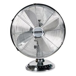 Eurolux - Desk Fan 3-Speed - Satin Chrome - Image 1