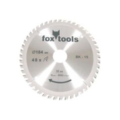 Fox Circular Saw Blade S/Pro Alum 184X30X48T - Image 1