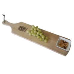 Trudeau Tapas Baguette Serving Handle Board with 1 Dish - Image 1