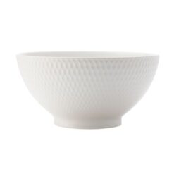 Maxwell & Williams - 20cm White Basics Diamonds Noodle Bowl - Image 1