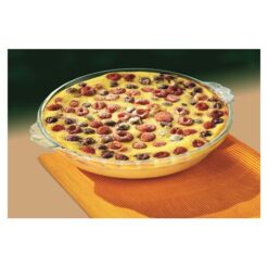 Pyrex - Bake & Enjoy Glass Bakeware Pie Dish with Handles - 1.1 Litre - Image 2