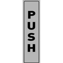 Tower Aluminium Sign - Push (Down) - Image 1