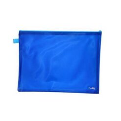 Croxley Bright PVC Neon Book Bag - Blue - Image 1