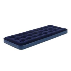 Bestway - Flocked Single Airbed - Blue - Image 1