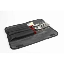 OZtrail - 4 Piece BBQ Set In Roll-Up Bag - Image 1