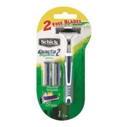 Schick Exacta II System Male Razor & 2 Blades - Image 1