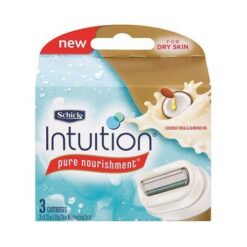 Schick Intuition Pure Nourishment Female Blades 3's - Image 1