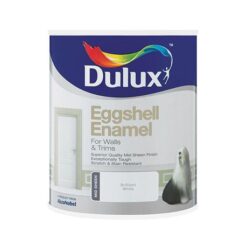 Dulux Eggshell Enamel Paint - White (5L) - Image 1