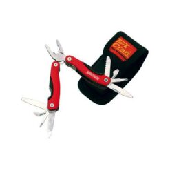 Tork Craft Mini Multitool with Nylon Pouch - Red - Image 2